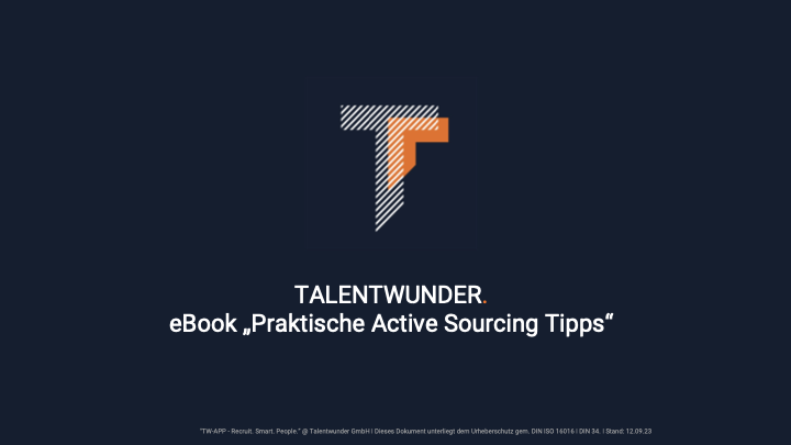 Cover des SEEK AI eBooks zu Active Sourcing